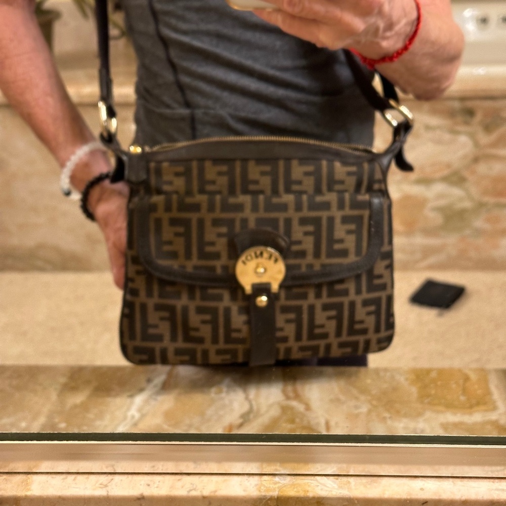 Fendi flap purse and matching wallet